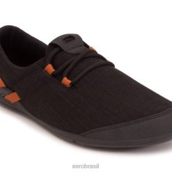 Xero Botas - Hana - Conforto de tela casual - homens 024F2234 Xero Shoes preto / ferrugem (cânhamo adequado para a chuva)