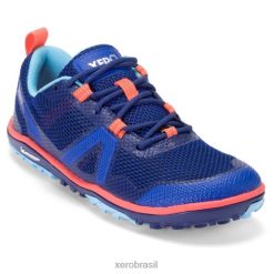 Xero Brasil - SACHBLER LOW - SAPATO DE TRAIL COM MICHELIN FIBERLITE SOLE 024F2124 Xero Shoes Sodalite Blue / Orange