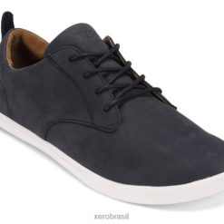 Xero Shoes Brasil - Glenn - sapato de couro casual de vestido masculino 024F250 Xero Shoes preto / branco