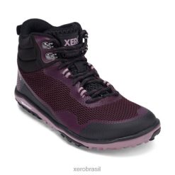 Xero Shoes Brasil - Scrambler Mid - Bota de caminhada Ultra -Light com Michelin Fiberlite Sole 024F2200 Xero Shoes preto / fig