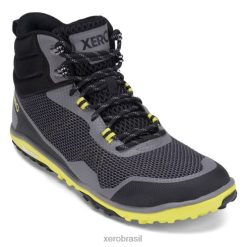 Xero Shoes Brasil - Scrambler Mid - Bota de caminhada Ultra -Light com Michelin Fiberlite Sole 024F295 Xero Shoes aço cinza / enxofre