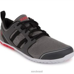 Xero Shoes Brasil - Zelen - seu corredor de estrada ecológico 024F241 Xero Shoes cinza escuro / vermelho